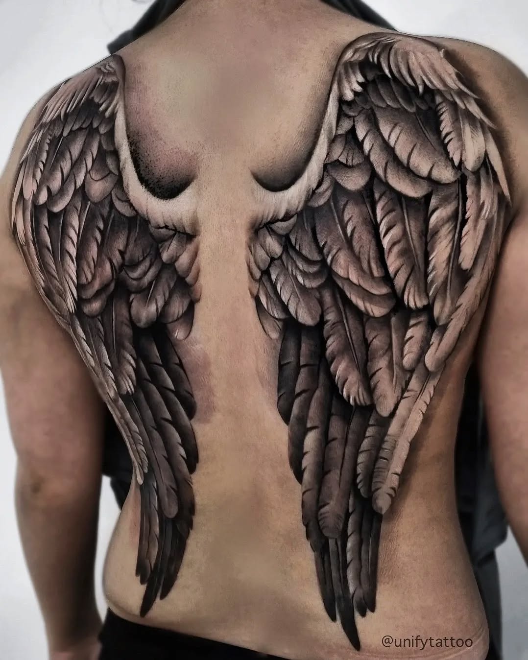 50+ Stunning Angel Wings Back Tattoo Ideas for a Bold Statement