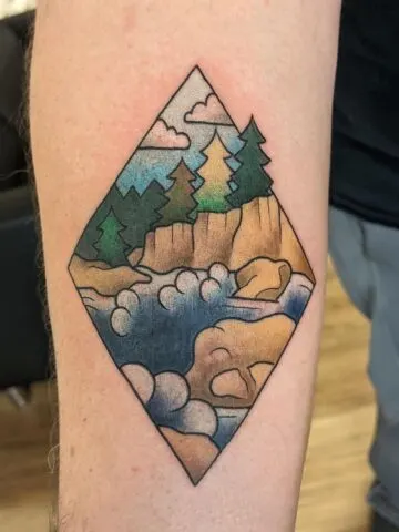 Nature Scene Tattoos
