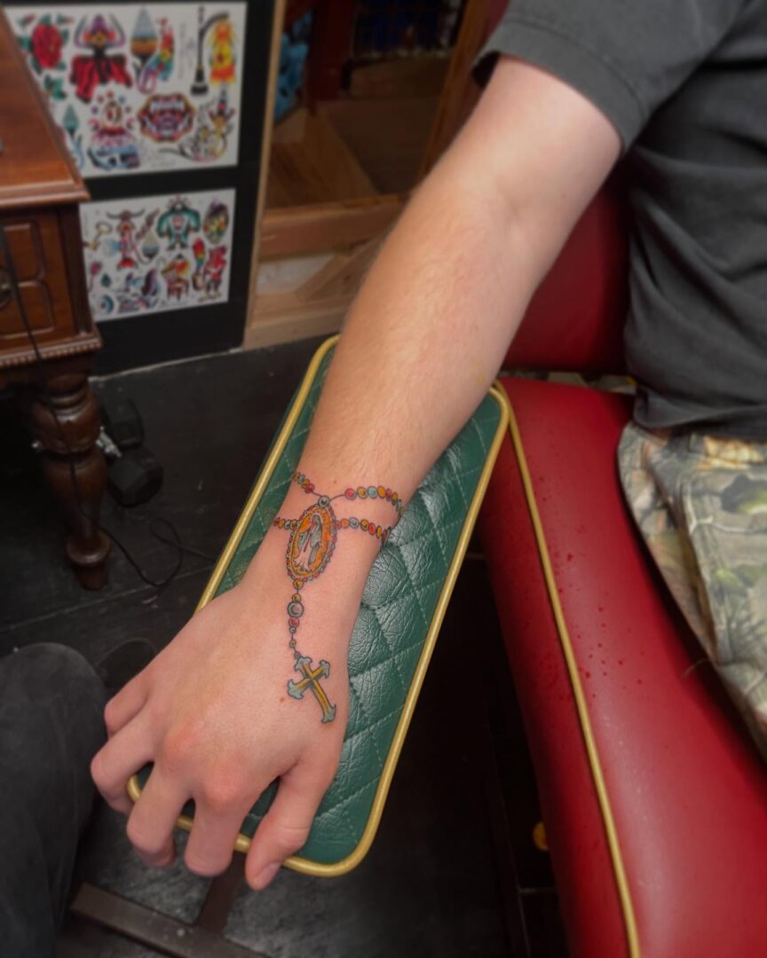 75+ Meaningful Rosary Tattoo Ideas for Faith and Devotion