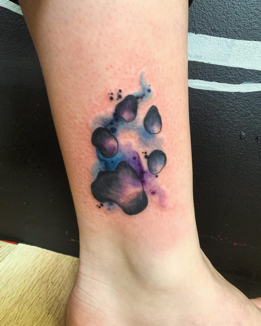 40+ Heartfelt Paw Print Tattoo Ideas Inspirations