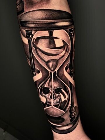 Hourglass tattoo ideas