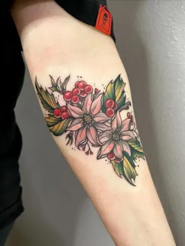 December Birth Flower Tattoos