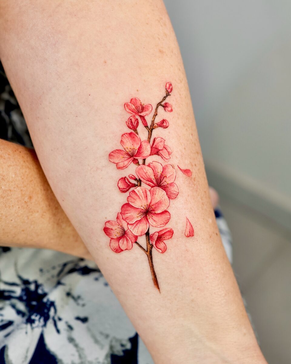 75+ Stunning Cherry Blossom Tattoo Ideas with Meaning