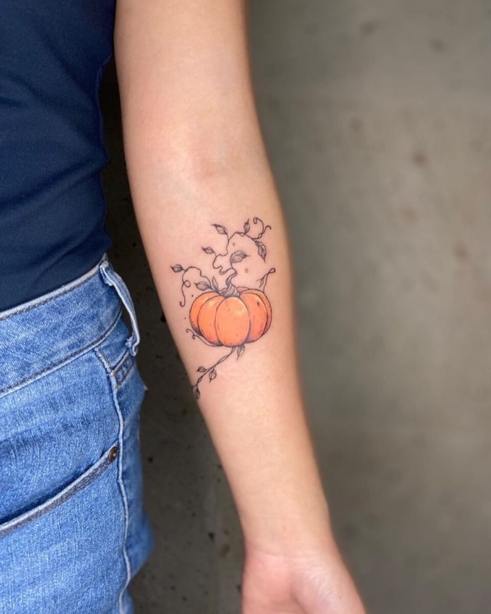 40 Pumpkin Tattoo Designs For Spooky Halloween Vibes