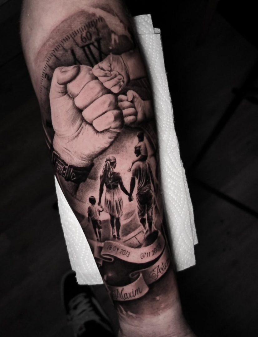 30+ Meaningful Family Tattoo Ideas for Men to Celebrate Loved Ones