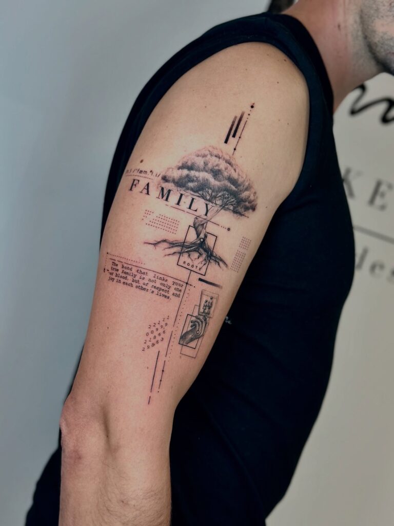 30+ Meaningful Family Tattoo Ideas for Men to Celebrate Loved Ones