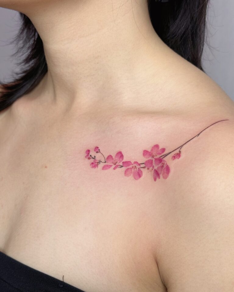 75+ Stunning Cherry Blossom Tattoo Ideas with Meaning