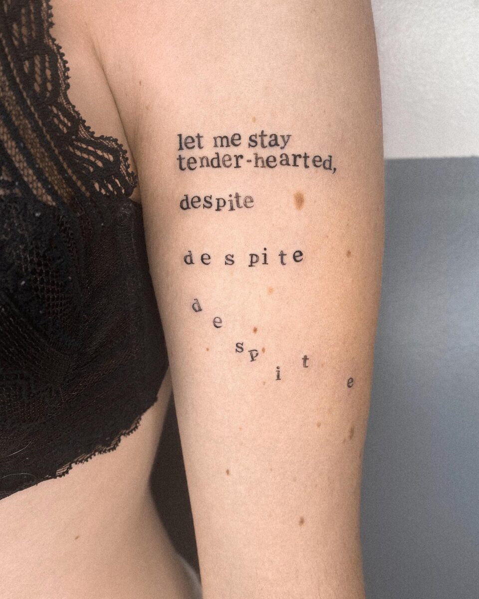 65+ Meaningful Quote Tattoos for Women that Inspire