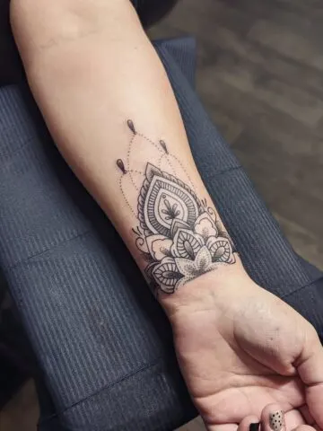 Mandala Wrist Tattoos