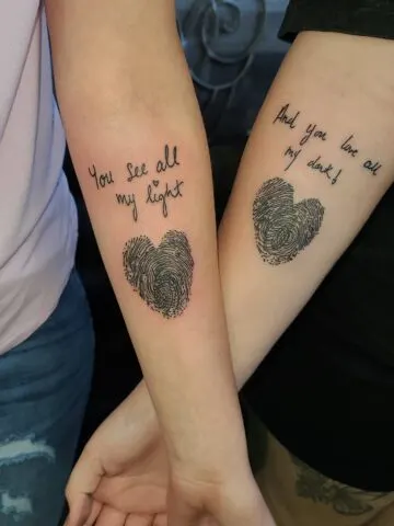 Unique Mom and Daughter Tattoos