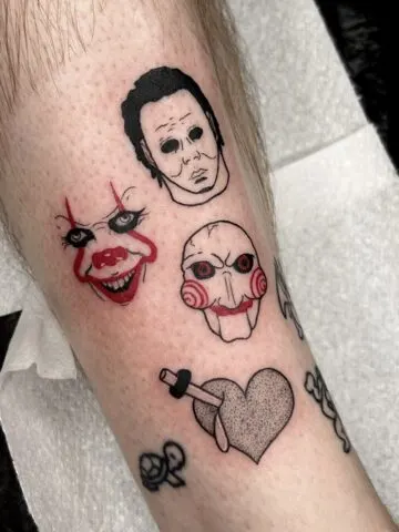 Small Horror Movie Tattoos