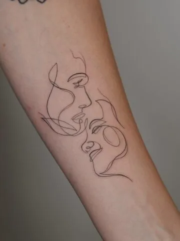 one line tattoo ideas