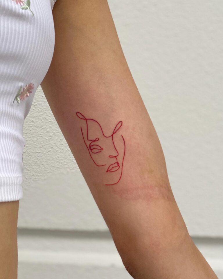 50+ One Line Tattoo Ideas for Minimal & Meaningful Ink