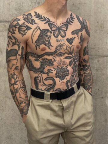 Patchwork Tattoo Ideas