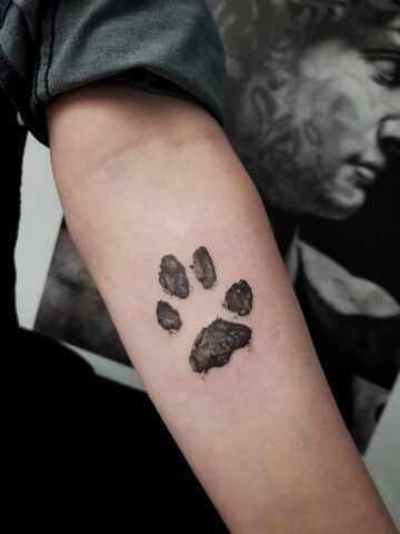 Paw Print Tattoo Ideas Inspirations