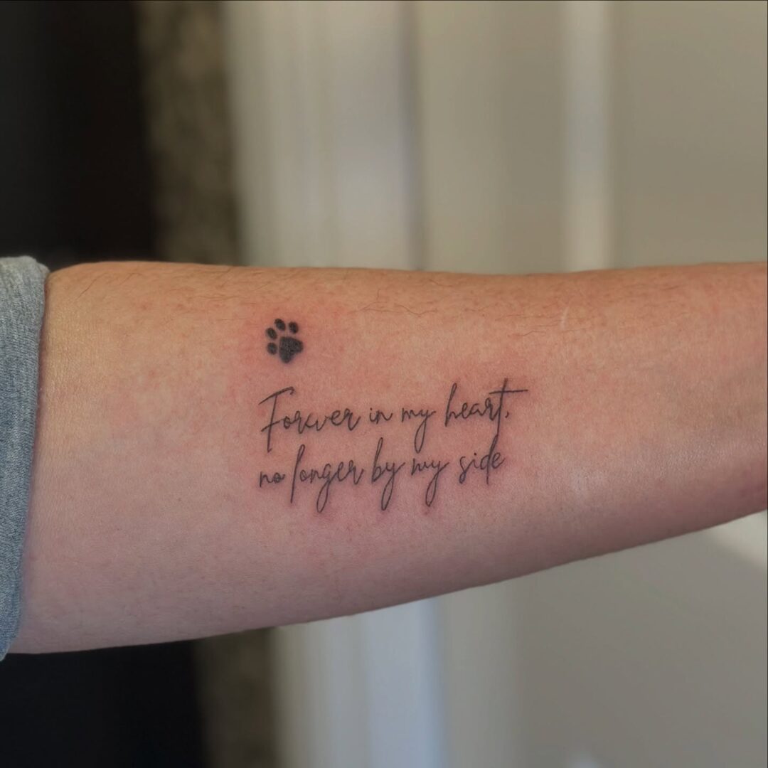 45+ Dog Memorial Tattoo Ideas to Honor Your Beloved Pet