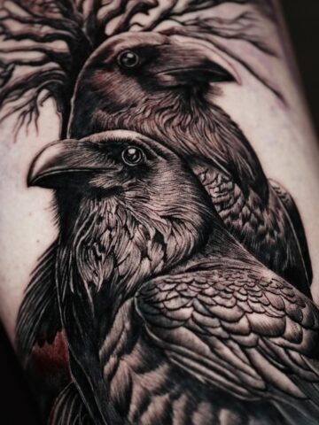 Raven Tattoo Ideas