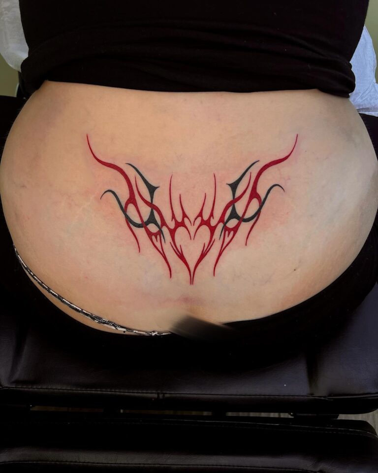 Lower R Hamstring Tattoos 35+ Chic Lower Back Tattoos That Are Bold, Stylish, and Unique