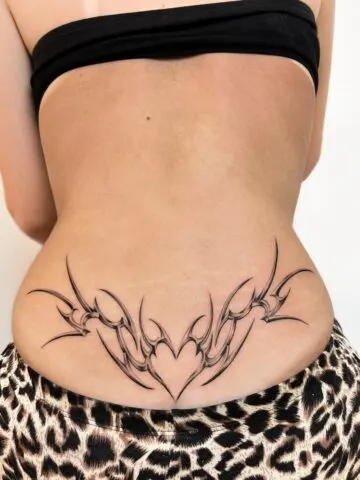 tramp stamps lower backs