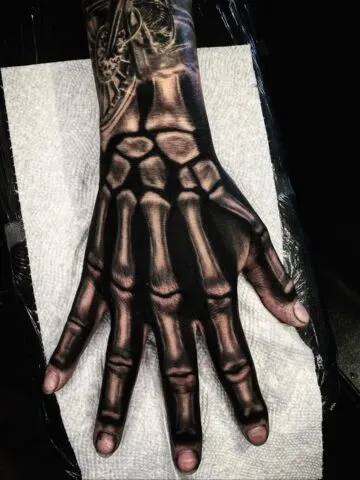 Skeleton Hand Tattoo Ideas