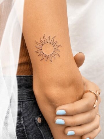 Sun Tattoo Designs