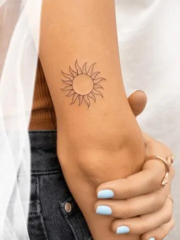 Sun Tattoo Designs