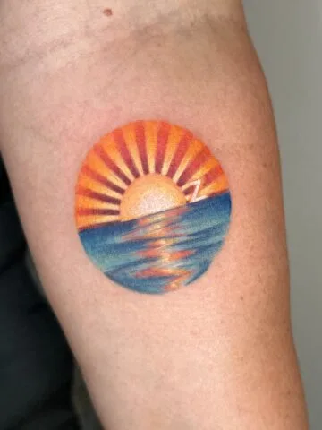 Sunrise Tattoo Ideas