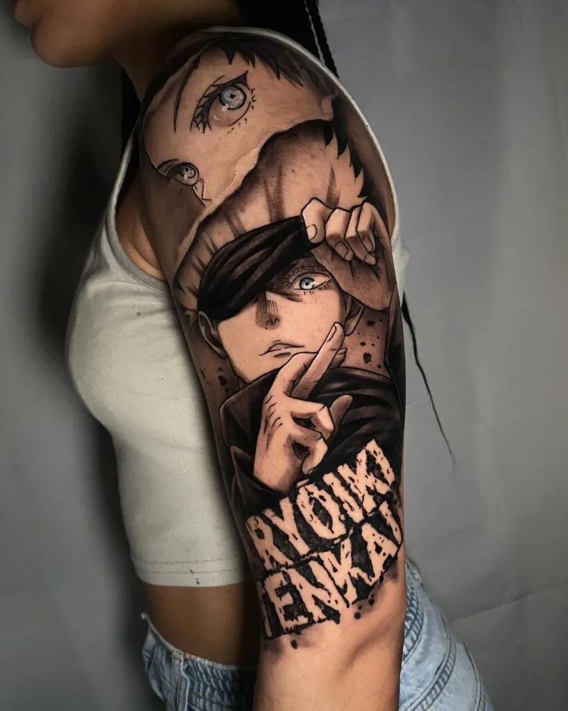 Megumi’s Ryoiki Tenkai Tattoo