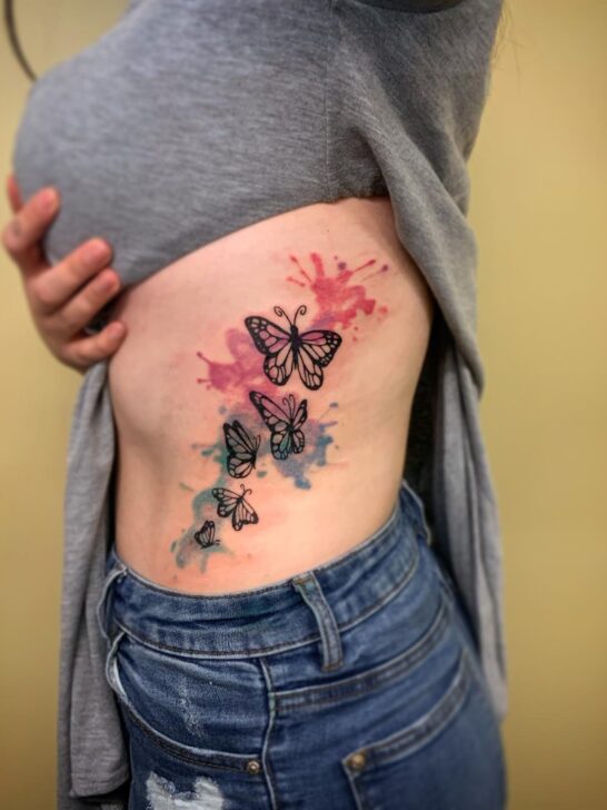 rib tattoos for women